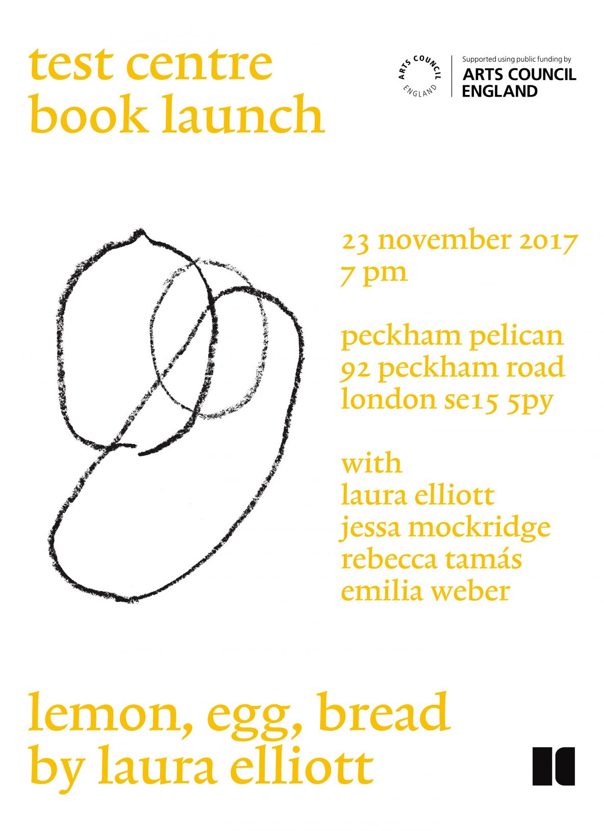 Lemon Egg Bread launch flyer